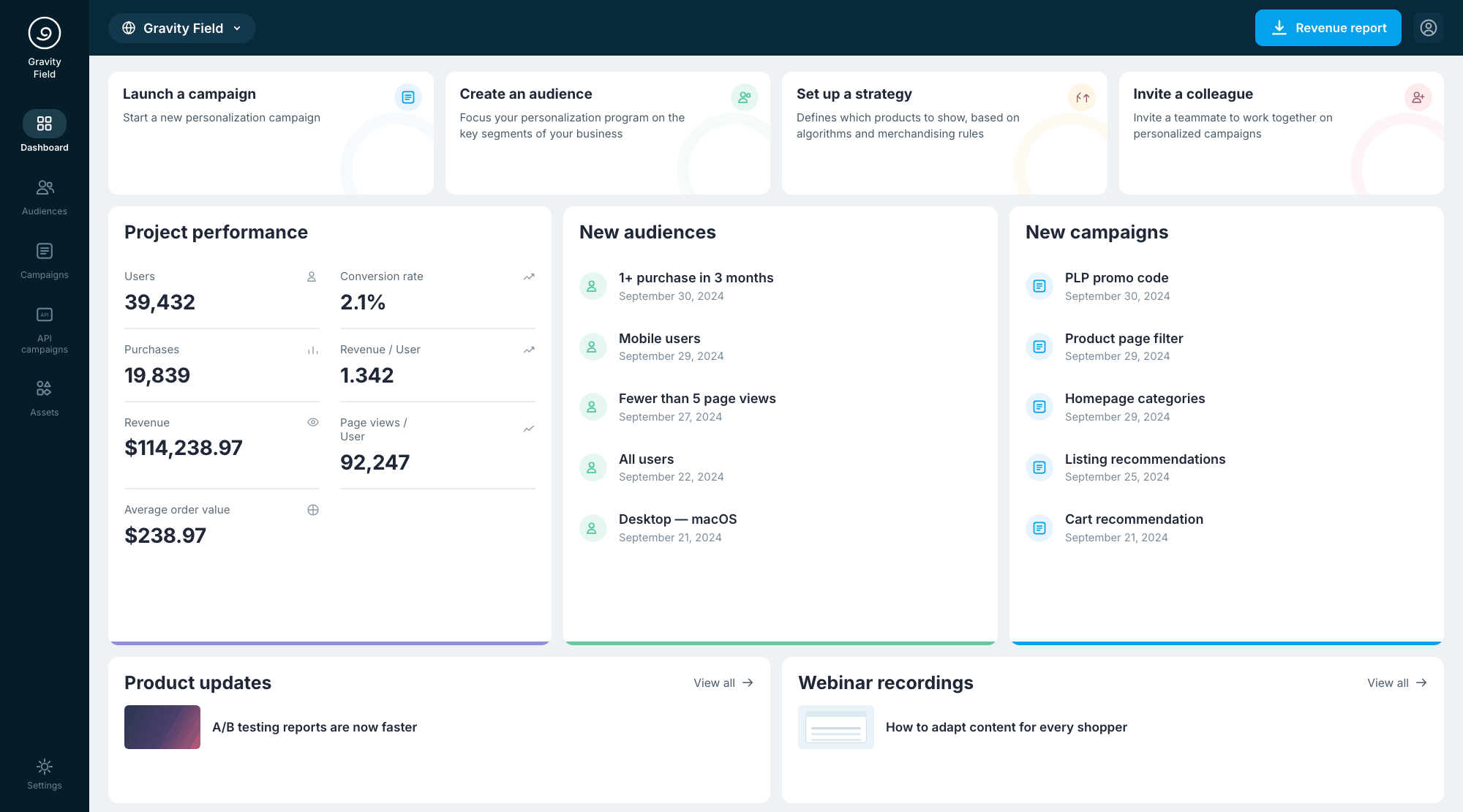 Dashboard