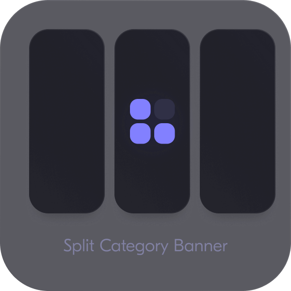 Split Category Banner